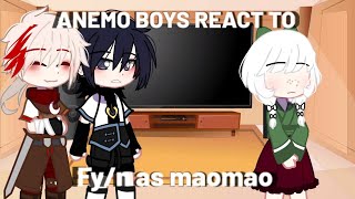 Anemo boys react to fyn as maomao part 1 [upl. by Atterbury]