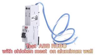 ABB RCBO testing [upl. by Eivla]