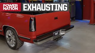 Building a Custom K1500 Quad Tip Exhaust  Truck Tech S6 E9 [upl. by Nelyak]