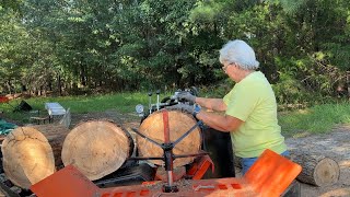 Hickory Dickory Dockfirewood splitting WolfeRidgeSplitters [upl. by Sedberry]