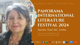 PANORAMA INTERNATIONAL LITERATURE FESTIVAL 2024 Marina Žinij IliJ Delegate Serbia [upl. by Bluh]