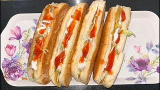 Veg Hot dog recipe Indian style hot dog 🌭anitascookingandvlogchannel [upl. by Iggy438]