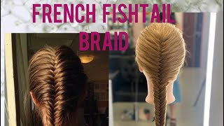 French fishtail braid tutorial for beginners  step by step  part 6 [upl. by Ugo434]