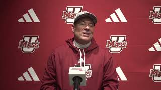 UMass FB  Shane Montgomery Post Game Press Conference vs UConn  113024 [upl. by Ryann]