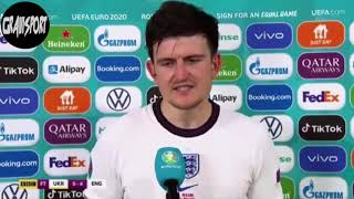 England 40 Ukraine Harry Maguire post match interview at Euro 2020 [upl. by Ainehta894]