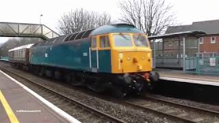 Class 47853 amp MK2 Coach 21 01 2019 [upl. by Priestley]