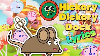 Hickory Dickory Dock Nursery Rhyme Lyrics shorts [upl. by Ahsaelat]