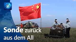 China schreibt Raumfahrtgeschichte mit Mondsonde [upl. by Beauregard85]