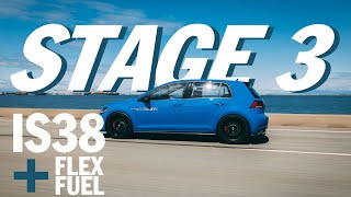 Stage 3 IS38 With True Flex Fuel  Project Corn POWER Blue GTI  EP03 [upl. by Mureil613]