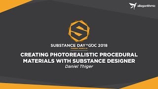 Creating Photorealistic Procedural Materials in Substance Designer With Daniel Thiger  Substance 3D [upl. by Ahsemaj]