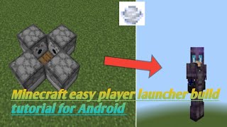 How to make a launcher in Minecraft without fall damage bonzaigaming777 gaming viralvideo game [upl. by Presber]