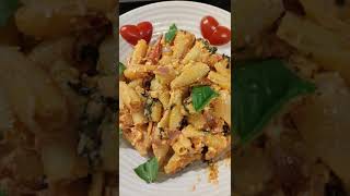 Feta Pasta mit CherryTomaten und Spinat shorts [upl. by Sula]