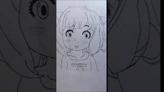 Note Book Page 15 spy x family charter Anya drawing drawing anime anya [upl. by Henryk]