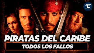 Piratas del Caribe  Maldición del Perla Negra todos los fallos errores agujeros de guion [upl. by Fahy761]