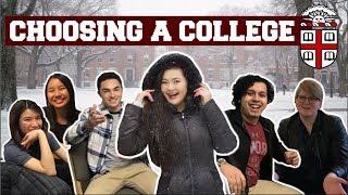 CHOOSING THE RIGHT COLLEGE Advice  Why We Chose BROWN [upl. by Ppik]