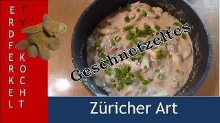 HähnchenGeschnetzeltes quotZüricher Artquot ganz einfach kochen wenn es mal schnell lecker sein soll [upl. by Issim]