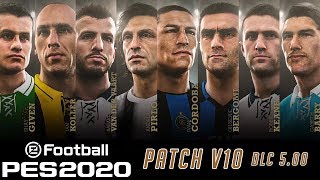 PES 2020 TUTORIAL PS4  PATCH V10 NUOVE LEGGENDE TEAM KITS E STADI AGGIORNATI COL DLC 500 [upl. by Senilec]