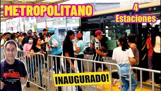 INAUGURADO AMPLIACION DEL METROPOLITANO NORTE 4 ESTACIONES  PRIMICIA  DETALLADO  COMAS [upl. by Lienet]