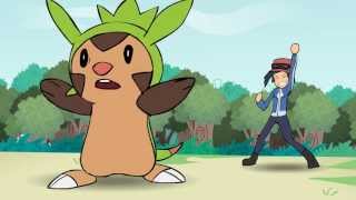 Pokemon XY  Chespin is finally evolving [upl. by Kelwen]