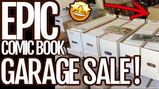 EPIC COMIC BOOK GARAGE SALE  Key Comics Found for Cheap [upl. by Saddler]