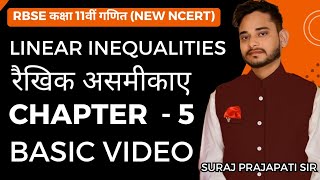 Chapter 5 Basics Linear Inequalities Class 11 Maths Ncert  ncert solutions  be perfect classes [upl. by Aila]