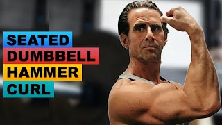 Seated Dumbbell Hammer Curls  Proper Technique 💪 [upl. by Yetty]