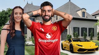 Manchester United Bruno Fernandes Wife Kids Lifestyle and Net Worth  Goals Highlights and Penalty [upl. by Moe]