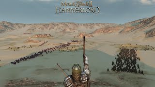 Mount amp Blade II Bannerlord  300 Battanian Veteran Falxmen vs 300 Puppeteer [upl. by Retha]