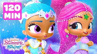 Shimmer and Shine Find Glitter Stars amp Rescue Unicorns  2 Hour Compilation  Shimmer and Shine [upl. by Adias]