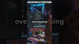 Debouncing Vs Throttling javascript programming [upl. by Laoj543]