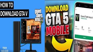 How To Download GTA V Mobile and GTA V For PC SS GAMER FF gta5 gta [upl. by Cutlerr]