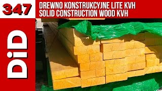 347 Drewno konstrukcyjne lite KVH  Solid construction wood KVH [upl. by Shipley284]