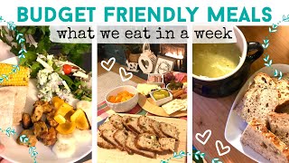 BUDGET FRIENDLY MEALS  What We Eat In A Week [upl. by Jola994]