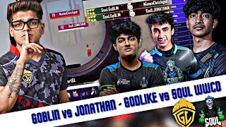 Jonathan vs Goblin 😱 SOUL Godlike Fight 💛 Goblin Clutch 🔥🚀 [upl. by Lovell531]