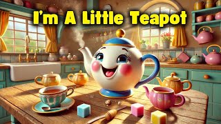 Im a Little Teapot Song Nursery Rhymes for KIDS [upl. by Bartley]