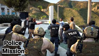 GTA 5 Mission Remastered  When Michael was a Police Officer [upl. by Sihtnyc]