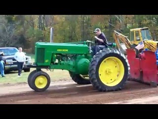 John Deere 60 pull 6500 [upl. by Drisko838]