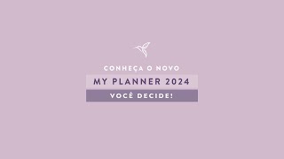 O MELHOR PLANNER 2024  My Planner  Você Decide [upl. by Valenka]