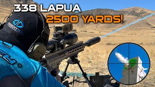 338 Lapua 2500 yard Accuracy with Sniper Rifle [upl. by Novihs557]