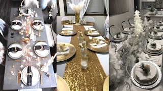 🥂100 TABLE DECORATION IDEAS FOR NEW YEARS EVE  NEW YEARS EVE PARTY DECOR 🥂 INTERIOR DECOR IDEAS [upl. by Harden]