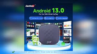 Android 13 CarlinKit Android Auto Wireless CarPlay AI TV Box QCM6125 8 Review [upl. by Ennagrom21]