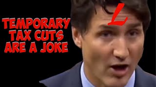 Justin Trudeau’s Temporary Tax Cuts Are An Insult To Canadians ￼ [upl. by Ereynihc]