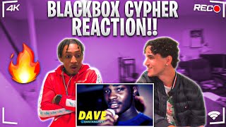 AMERICANS REACT TO DAVE  BLACKBOX CYPHER [upl. by Alleuol]