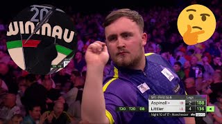 🎯 Luke Littler invents new Checkout Route darts [upl. by Akienat]