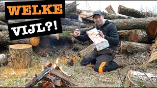 Zaagketting slijpen Stihl 2in1 vs normale vijl [upl. by Naivat]