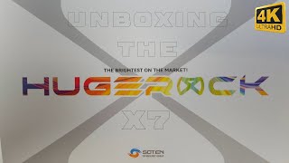 Unboxing The HUGEROCK X7 Tablet The Brightest Tablet on the Market [upl. by Elladine]