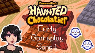 Haunted Chocolatier  Early Gameplay Song 1 [upl. by Alves]