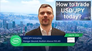 Forex  USDJPY Analysis on 07302024 RangeBound Bullish Above 15340 [upl. by Gnemgnok69]