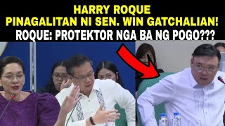 HARRY ROQUE PINAGALITAN NI SENATOR WIN GATCHALIAN [upl. by Verbenia48]