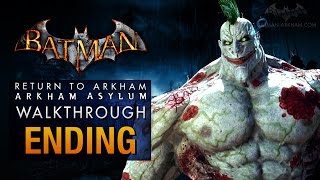 Batman Return to Arkham Asylum Ending  Jokers Party [upl. by Gaddi]